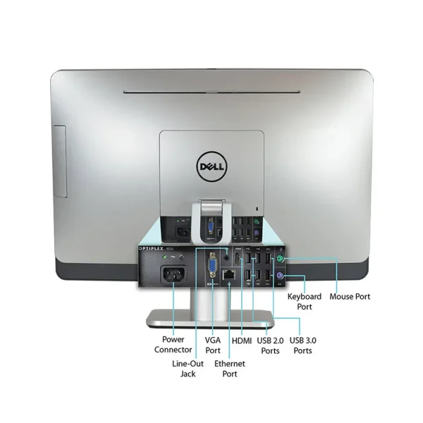آل این وان استوک دل Dell OptiPlex 9020 پردازنده i5 نسل 4