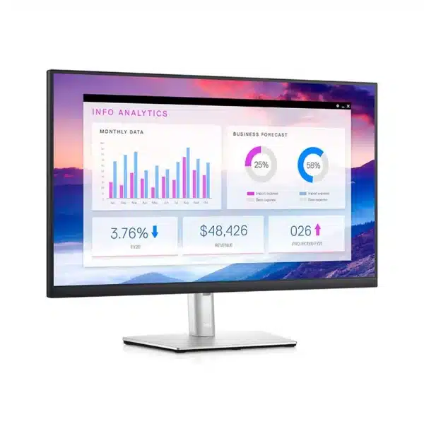 مانیتور استوک 27 اینچ 4k دل IPS مدل Dell P2721Q