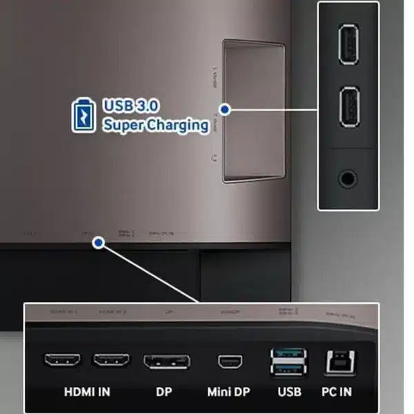 مانیتور استوک سامسونگ مدل Samsung U28E850R (4K سایز 28 اینچ)